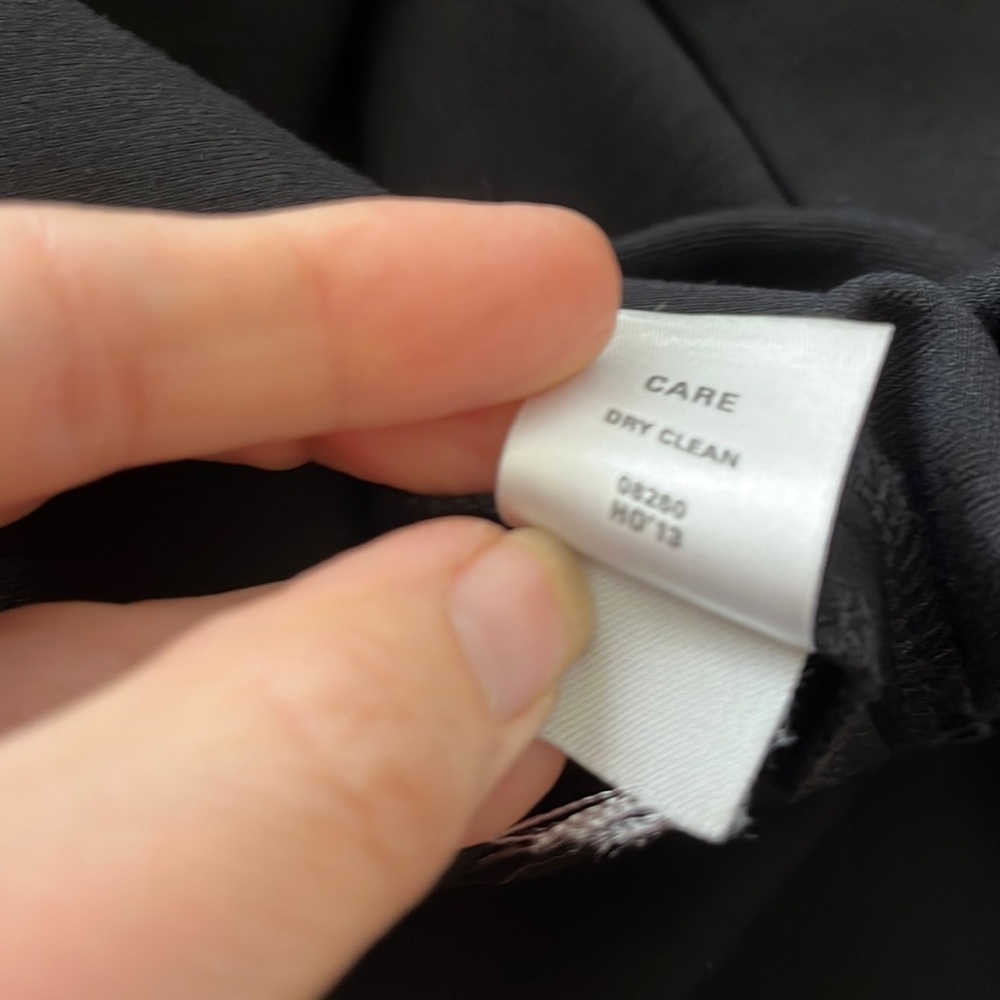 Madewell ponte screenplay black dress with two side pockets Size XS - Picture 14 of 16